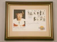 An autographed edition first day cover signed by Baroness Thatcher