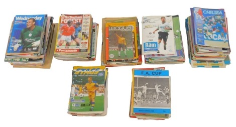 A group of football programmes, various dates, predominantly early 2000s, to include Notts County, Nottingham Forrest, Sunderland, Peterborough, Watford, etc. (a large quantity)