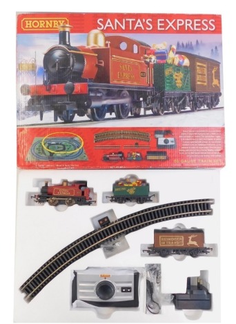 A Hornby Santa's Express OO gauge train set, boxed.