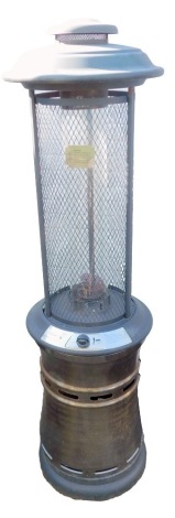 A Lifestyle gas fired patio heater, 183cm high.