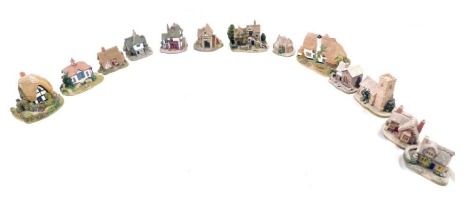 A quantity of Lilliput Lane cottages, to include Periwinkle Cottage, Summer Haze, Cowslip Cottage, etc. (AF)