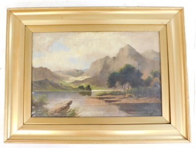 Jack M. Ducker (1877-1968). River landscape, oil on canvas, signed, 39.5cm x 60cm. - 2