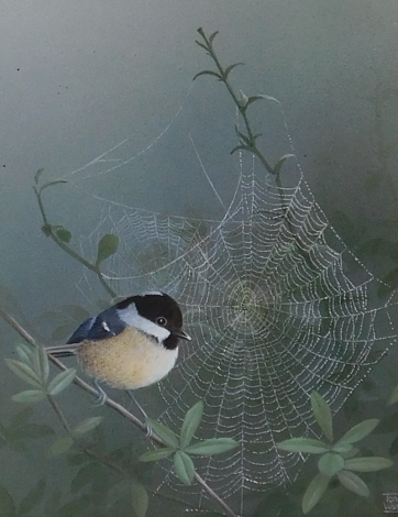 Toni Watts (20thC). Bird, oil on board, signed, 24cm x 19cm.