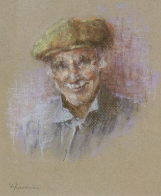 Dorothy J. Goodman. Cyril, pastel, signed, 23cm x 19cm.