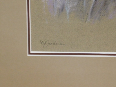 Dorothy J. Goodman. Cyril, pastel, signed, 23cm x 19cm. - 3