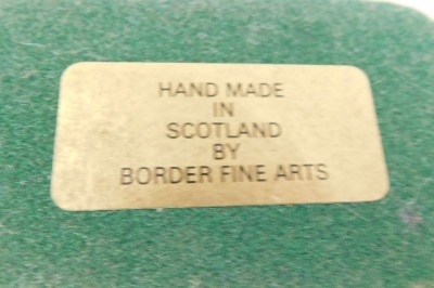 Six Border Fine Art sculptures, boxed with certificates, including Cat & Goldfish Bowl, Cat on Fence, and Waiting, together with Sherratt and Simpson and other cat sculptures. (11) - 3