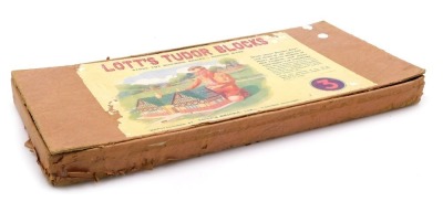 A set of Lott's Tudor blocks, stone toy building bricks, set number 3, boxed.