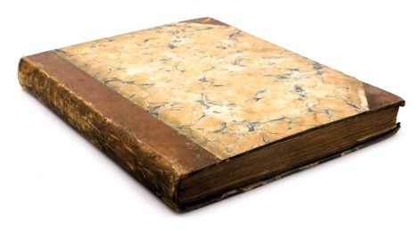 Allen (Thomas). The History of the County of Lincoln, half calf with marbled boards, published by John Saunders, Leeds and Joseph Noble, Hull, 1830.