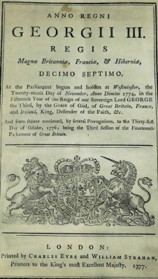 A George III Act of Parliament, for dividing and inclosing the open common fields, meadows, dales and common fen, within the parish on Billinghay, in the county of Lincoln, and for draining and preserving the said dales and common fen, and also certain en - 2