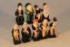 Nine Royal Doulton Dickens character figures