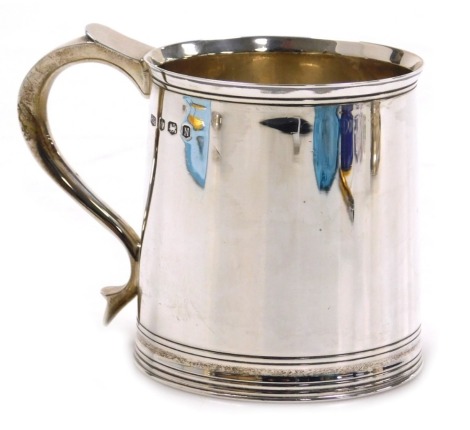 An Elizabeth II silver tankard, Sheffield 1955, 7.61oz.