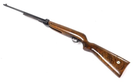 A Webley & Scott mark 3 air rifle, 110cm long.