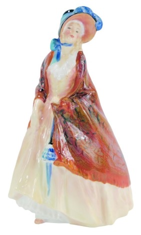 A Royal Doulton porcelain figure modelled as Paisley Shawl, HN1987.