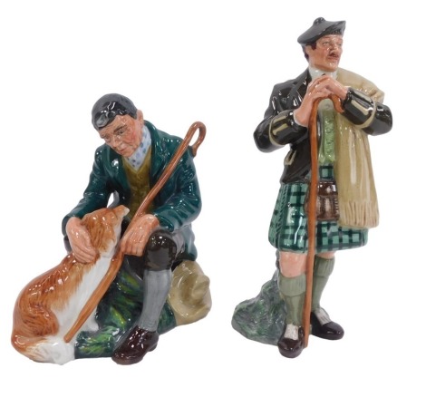 Two Royal Doulton figures, comprising The Laird HN2361, 20cm high, and The Master HN2325, 16cm high. (2)