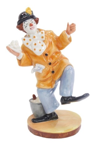 A Royal Doulton figure of The Clown, HN2890, 24cm high.