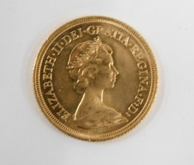 An Elizabeth II full gold sovereign, dated 1979. - 2