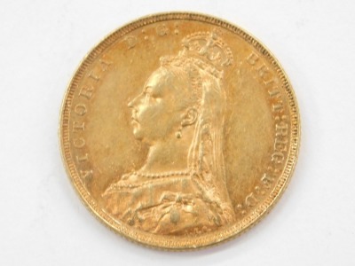 A Queen Victoria full gold sovereign, dated 1887. - 2