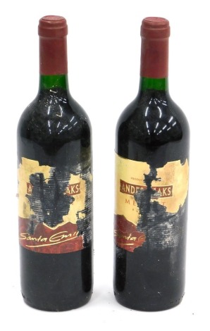 Two bottles of Andes Peaks Merlot. (AF)