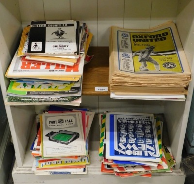 A quantity of football programmes, to include 1970s Oxford United, 1960s Port Vale, and other teams, etc. - 3