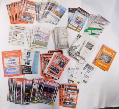 A large quantity of Grimsby Town football programmes, 1970s and later. (2 shelves) - 2