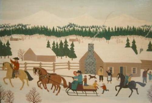 Vincent Haddelsey (1934-2010). Winter in the Cariboo