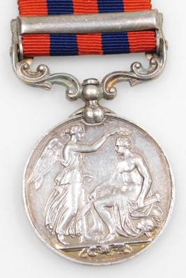 An India General Service medal, with Sikkim 1888 clasp, inscribed to Sgt. D Tansey, 2nd 13th. - 2