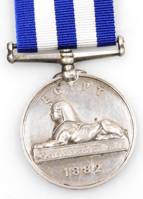 An Egypt medal 1882, inscribed to 3826 Pte. J Stockhill, 3rd King's Rifle Corps. - 2