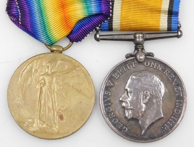 A WWI medal pair and later associated family medals, comprising 1914-18 British War medal and Victory medal, inscribed to 85536 Gnr. F Wilson, Royal Artillery, 1939-45 British War medal and Defence medal, and George VI General Service medal with South Eas - 4