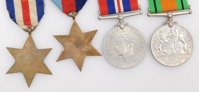 A WWII Military Cross medal group, comprising Military Cross, dated 1944, 1939-45 British War medal, Defence medal, France and Germany Star and 1939-45 Star, all unnamed, (Military Cross with original Morocco leather case). - 3