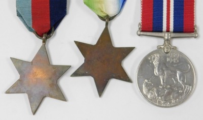 A WWI and WWII BEM medal group, comprising George V British Empire medal, 1914-18 British War medal (un-named) and Victory medal, Mercantile Marine medal, inscribed to William Galyer with Mine Clearance Service badge (Grimsby Trawlers), and WWII group inc - 3