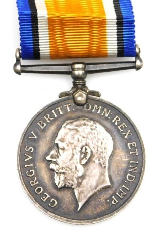 A 1914-18 British War medal, inscribed to 46814 Pte WH Grantham, Lincolnshire Regiment.