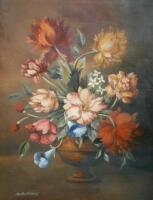 Jan Van Neesen (20thC). Floral still life