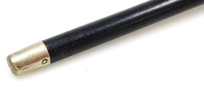 A swagger stick for the St John's Ambulance Association, ebonised, 70cm. - 3