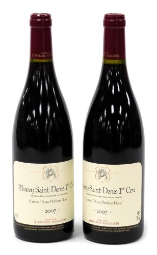 Two bottles of Morey-St-Denis 1er Cru 2007.