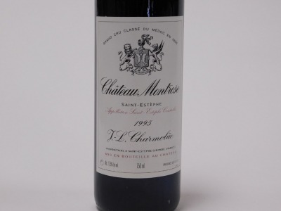 Two bottles of Chateau Montrose St-Estephe 1995. - 2