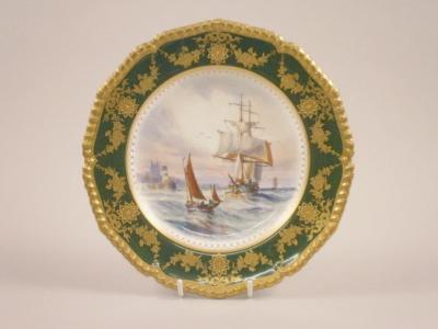 A Royal Crown Derby porcelain plate