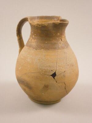 A medieval salt glaze jug