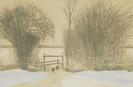 After Michael Carlo (British, b.1945). Stile, January, limited edition print 170/200, signed, dated 1979, with blind stamp, 50cm x 65cm.