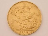 An Edward VIII 1910 gold sovereign