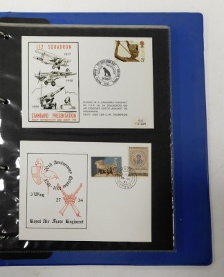 Philately. RAF related and other first day covers, in six albums. - 4