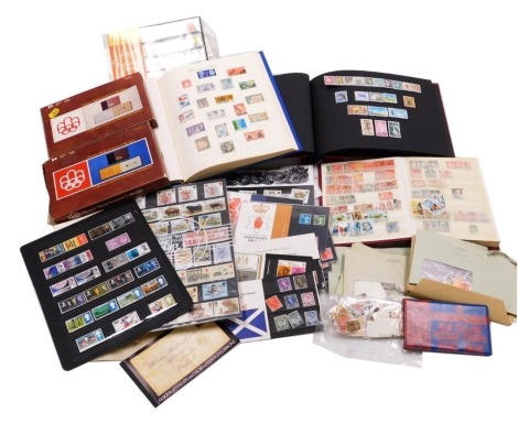 Philately. GB commemoratives and definitives, mint, Commonwealth and world stamps, in albums and loose.