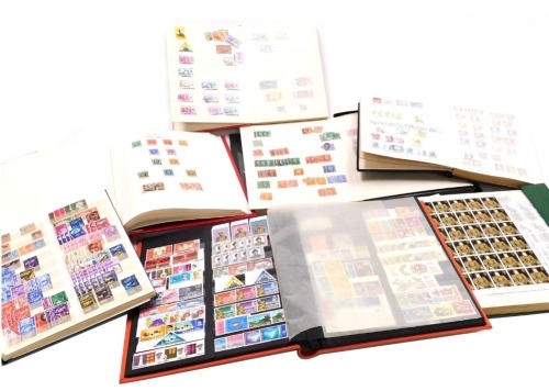 Philately. V-EII, definitives and commemoratives, mint and used, some blocks, together with Empire and Commonwealth stamps, in seven albums and loose.