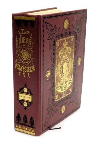 Shakespeare (William), The Library Shakespeare, special limited edition 4896/7000, gilt tooled red cloth, published by Midpoint Press, 2005.