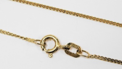 A silver gilt and paste set egg shaped pendant, opening to reveal "Je T'aime 2000", on a fine curb link neck chain. - 3