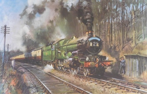 After Terence Cuneo (British, 1907-1996). Cathedral's Express, print, 58.5cm x 80cm.