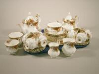 A quantity of Royal Albert Old Country Roses pattern tea ware