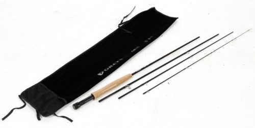 A Greys GR10 8ft #4 fly fishing rod, with case and rod tube.