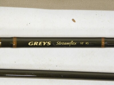 A Greys Streamflex 10ft #5 four piece fly fishing rod, with case and tube, together with a Greys Pilgrim 9ft #6/7 four piece fly fishing rod, with case and tube. - 5