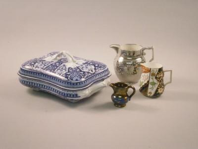 Four items of 19thC pottery and porcelain