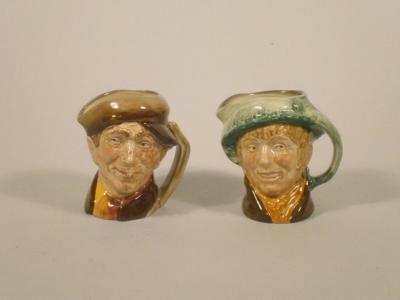 Two small sized Royal Doulton character jugs